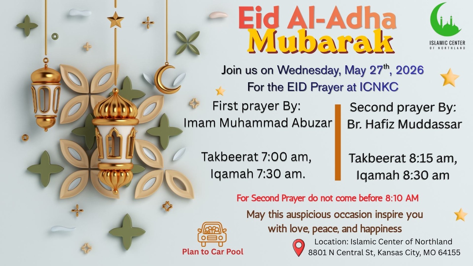Eid AL-Adha Mubarak